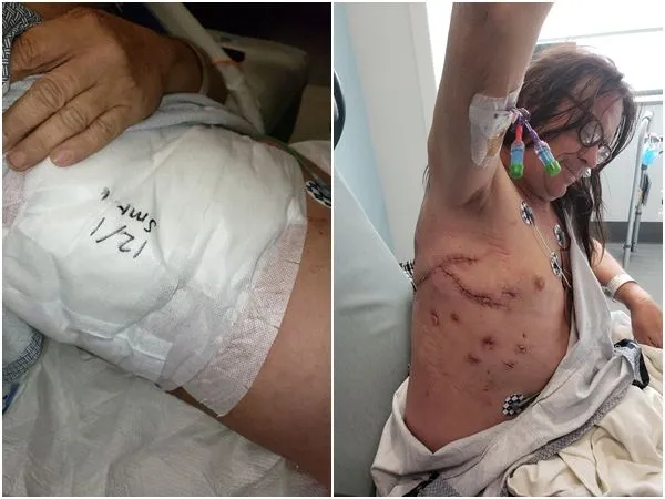 ▲▼美國59歲「吞劍」傳奇表演者尼爾森（Scott Nelson）在萬聖節表演中發生意外，肺部和肝臟都被長劍刺穿。（圖／翻攝自Facebook／Scott Nelson）