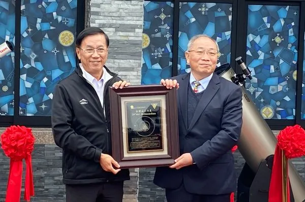 ▲合歡山小行星閃耀台灣