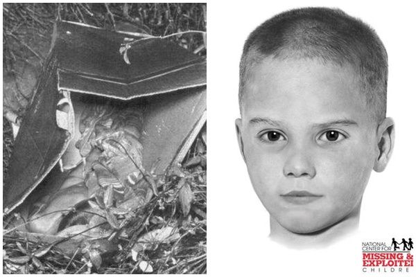 ▲▼美國費城1957年無名男童箱屍命案，警方終於找出死者身分。（組合圖／翻攝自America`s Unknown Child／missingkids.org）
