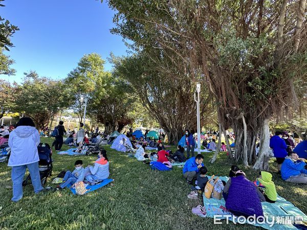 ▲▼盧秀燕,台中市民野餐日,中央公園,野餐,台中。（圖／記者許權毅攝）