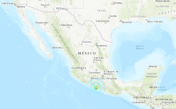 ▲▼墨西哥西南部規模6.0地震 尚未傳出災情。（圖／翻攝自USGS）