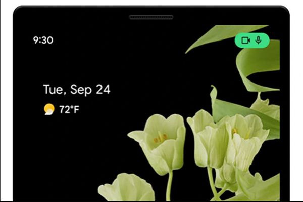 ▲安卓手機更新後，右上角會出現綠色圖標。（圖／取自TheSun）