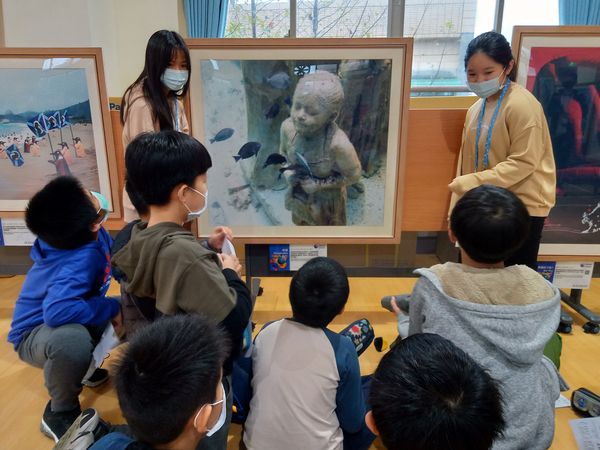 ▲廣達游於藝「遇見大未來」 前進新北金山國小漫遊藝術。（圖／新北市金山國小提供）