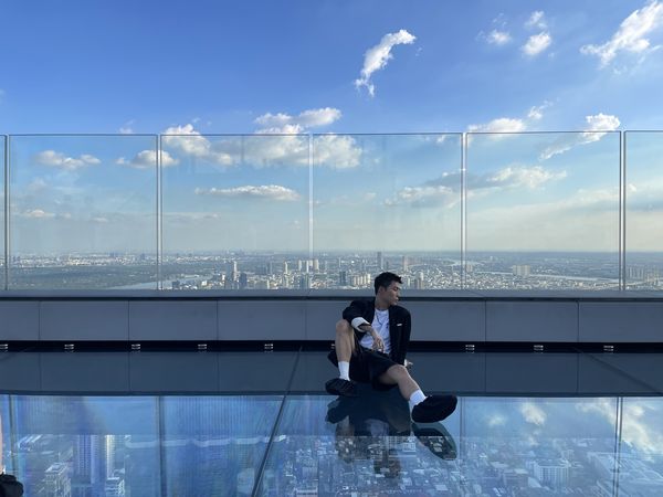 ▲▼曼谷王權Mahanakhon SkyWalk 。（圖／Klook提供）