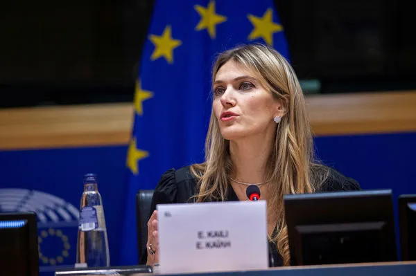 ▲▼來自希臘的44歲歐洲議會議員凱莉（Eva Kaili）被指控收受卡達賄賂。她負責區域包括中東，曾與卡達勞動部長會面。（圖／路透）