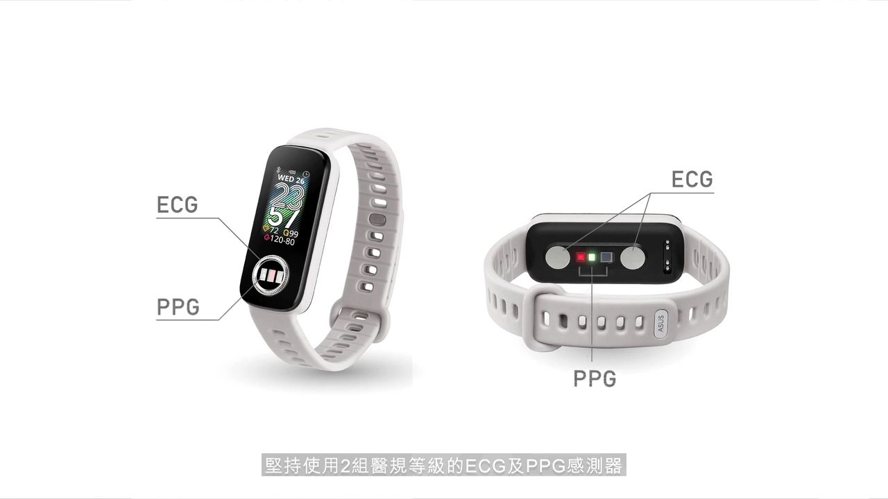 ▲▼華碩推健康手環VivoWatch 5 AERO　食指輕觸即時取得健康數據。（圖／翻攝自YouTube／ASUS Taiwan）