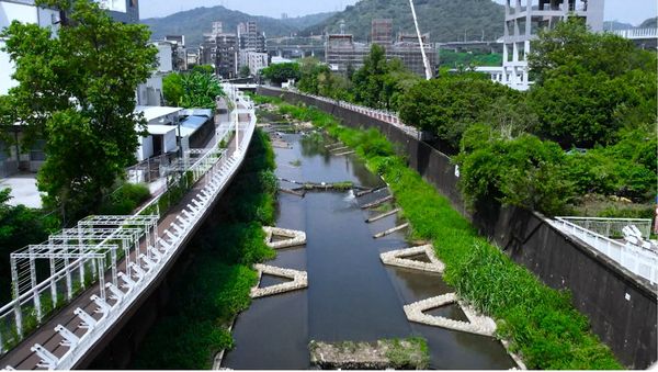 ▲新北河川治理工程再創佳績 榮獲第23屆國家建築金獎。（圖／新北市水利局提供）