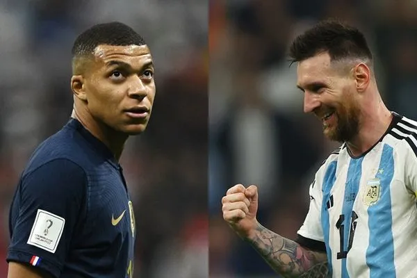 ▲▼姆巴佩（Kylian Mbappe）和梅西（Lionel Messi）。（組圖／路透）