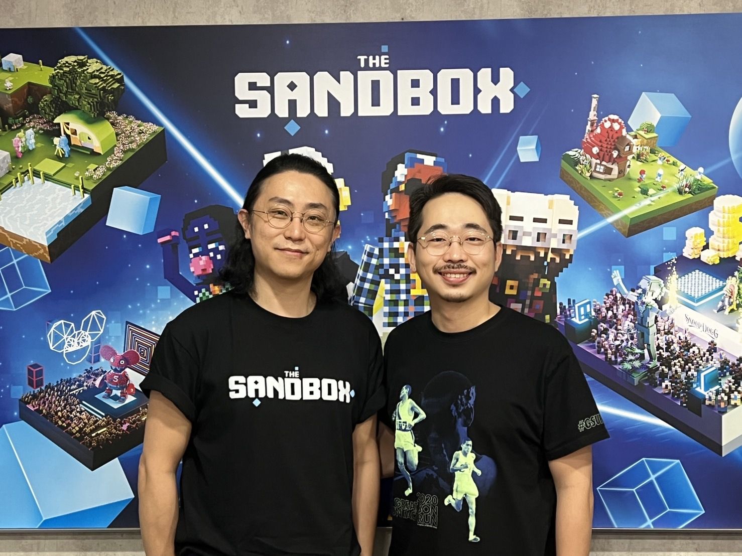 ▲▼The Sandbox全球營運經理Yohan Lee（右）及大中華區業務增長負責人黃宏誠（左）。（圖／記者高兆麟攝）