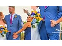 人妻控訴老公和伴娘有染！婚照驚見她手摸下面還牽緊緊　結局突反轉網翻白眼