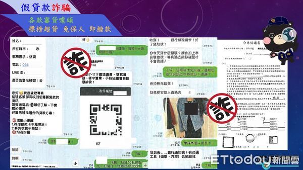 ▲刑事局18日發布詐團新手法、以增加信用評分讓民眾淪為詐騙車手案例。（圖／記者張君豪翻攝）