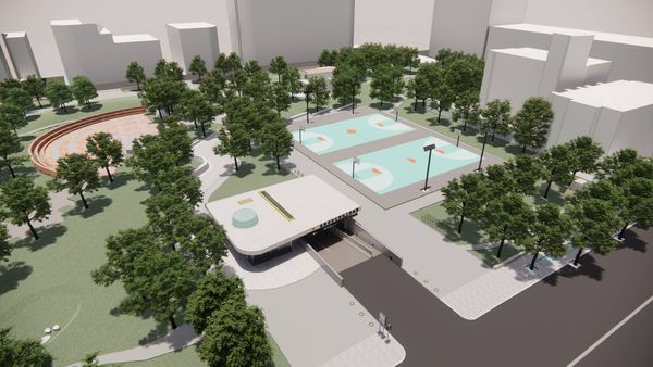 ▲板橋溪北公園地下停車場如期發包 新北力拚2023年正式動工。（圖／新北市交通局提供）