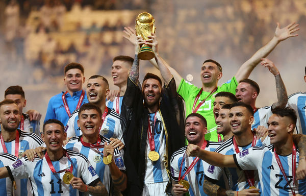 ▲▼梅西率領阿根廷在19日的世足決賽中奪冠。（圖／路透）
