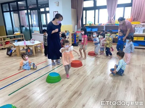 ▲台電雲林區營業教保中心幼兒快樂學習成長。（圖／記者蔡佩旻翻攝）