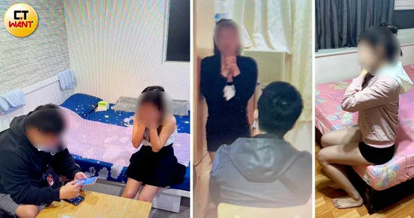 台北市中山警分局在一處出租套房應召站，查獲外籍女子賣淫。（圖／翻攝畫面）