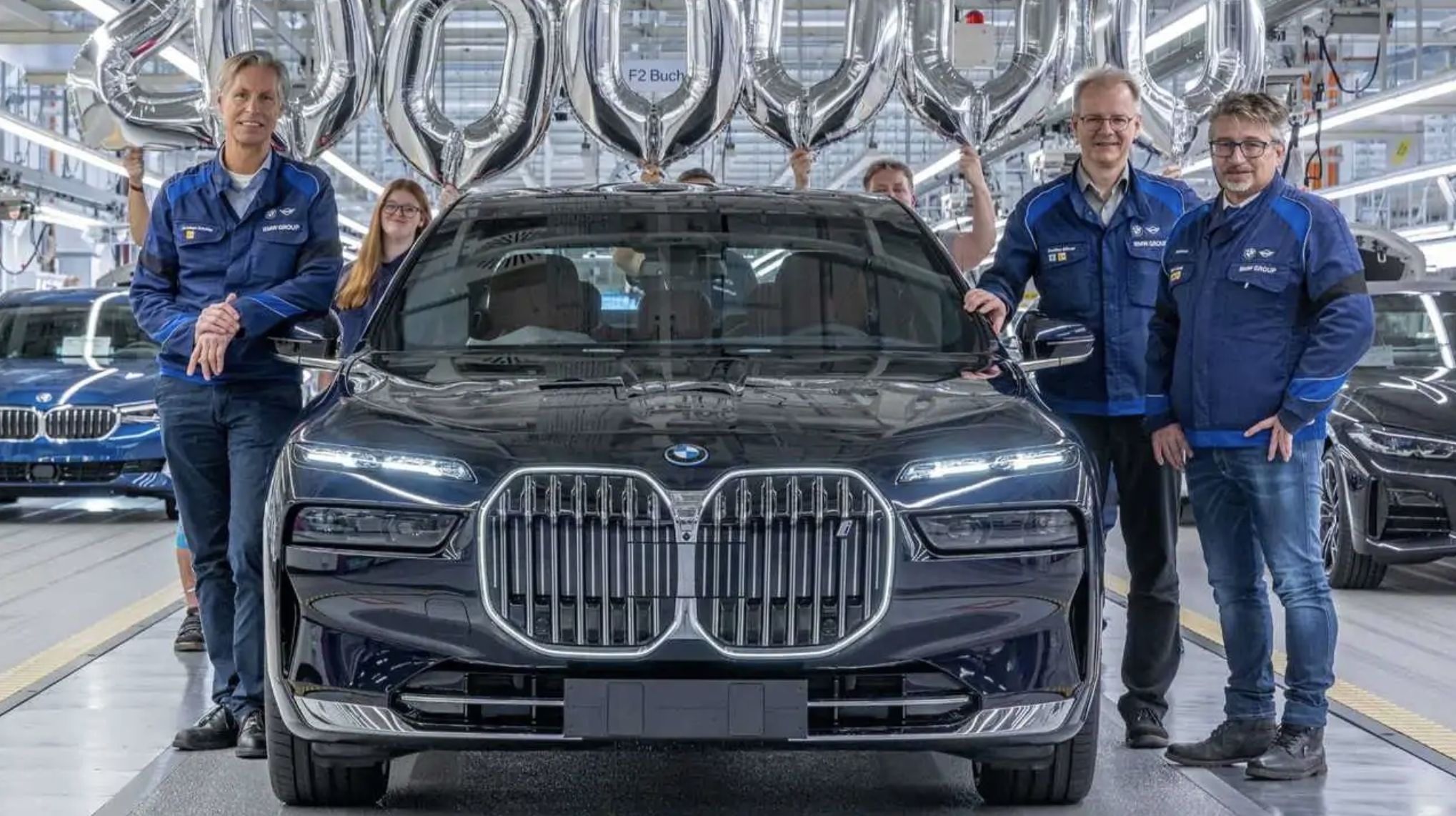 ▲BMW 7系列累計量產200萬輛 。（圖／翻攝自BMW）