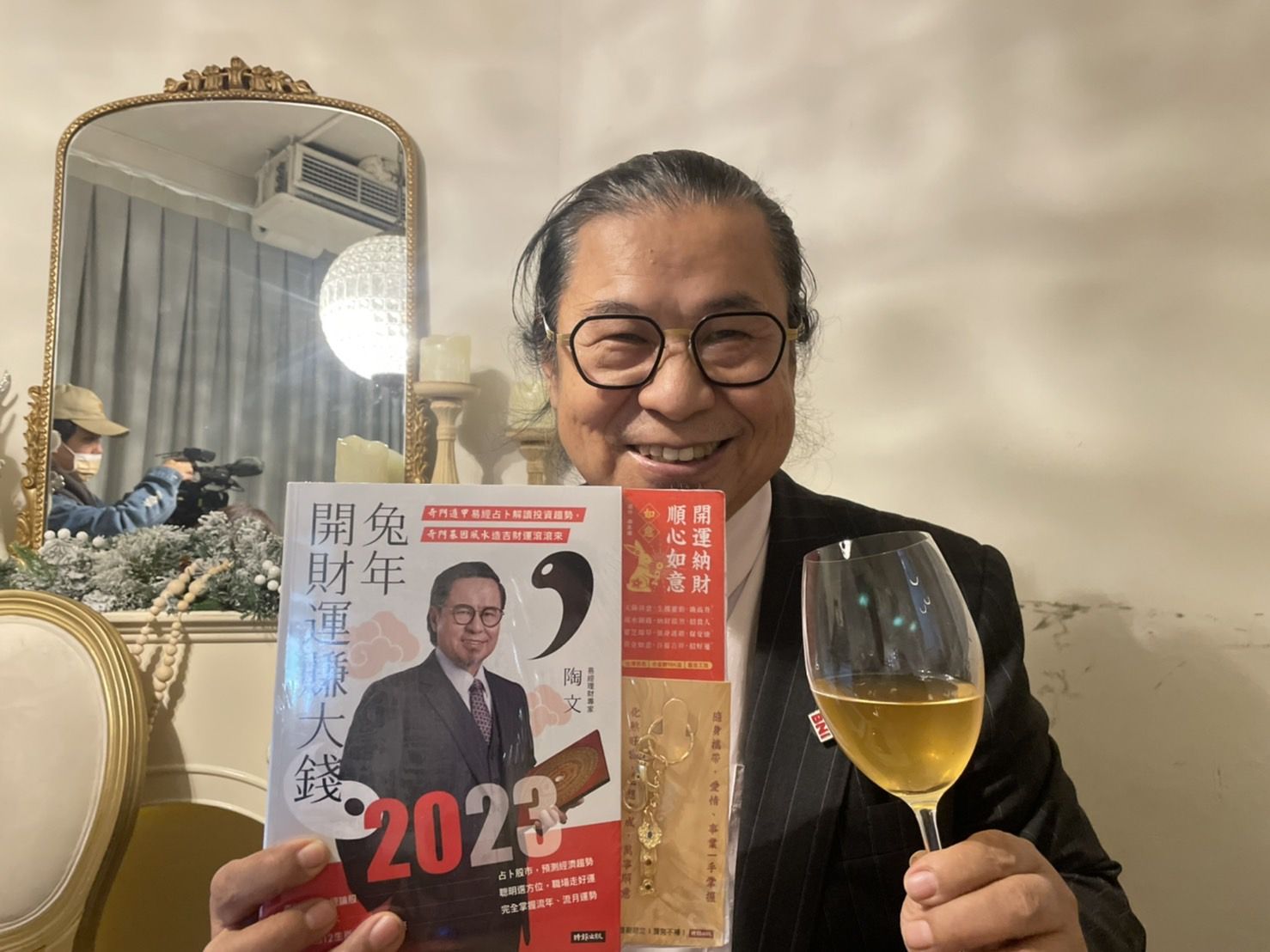 ▲易經財經專家陶文。（圖／記者陳依旻攝）