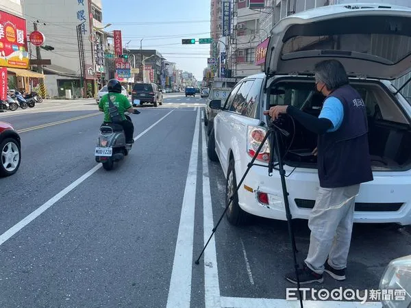 ▲▼空品維護區內設置固定式車牌辨識及空氣品質微型感測器，管制週邊空氣污染。（圖／花蓮縣政府提供，下同）