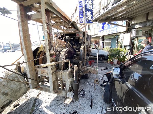 ▲▼ 朴子拼裝車車禍 。（圖／記者翁伊森翻攝）