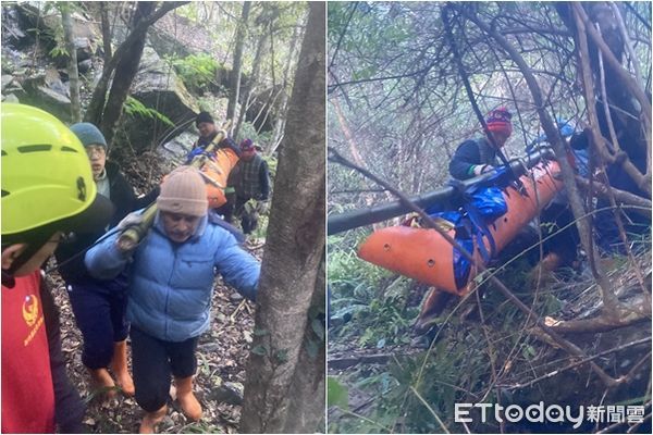 ▲▼新竹霞喀羅古道夫妻墜白石吊橋，28天後尋獲丈夫遺體。（圖／記者蔡文淵翻攝）