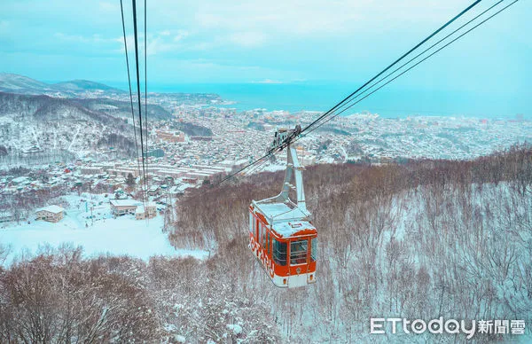 ▲▼北海道小樽天狗山纜車，北海道旅遊，日本雪景，日本下雪，北海道雪景，小樽雪景，北海道下雪，日本旅遊。（圖／記者蔡玟君攝）