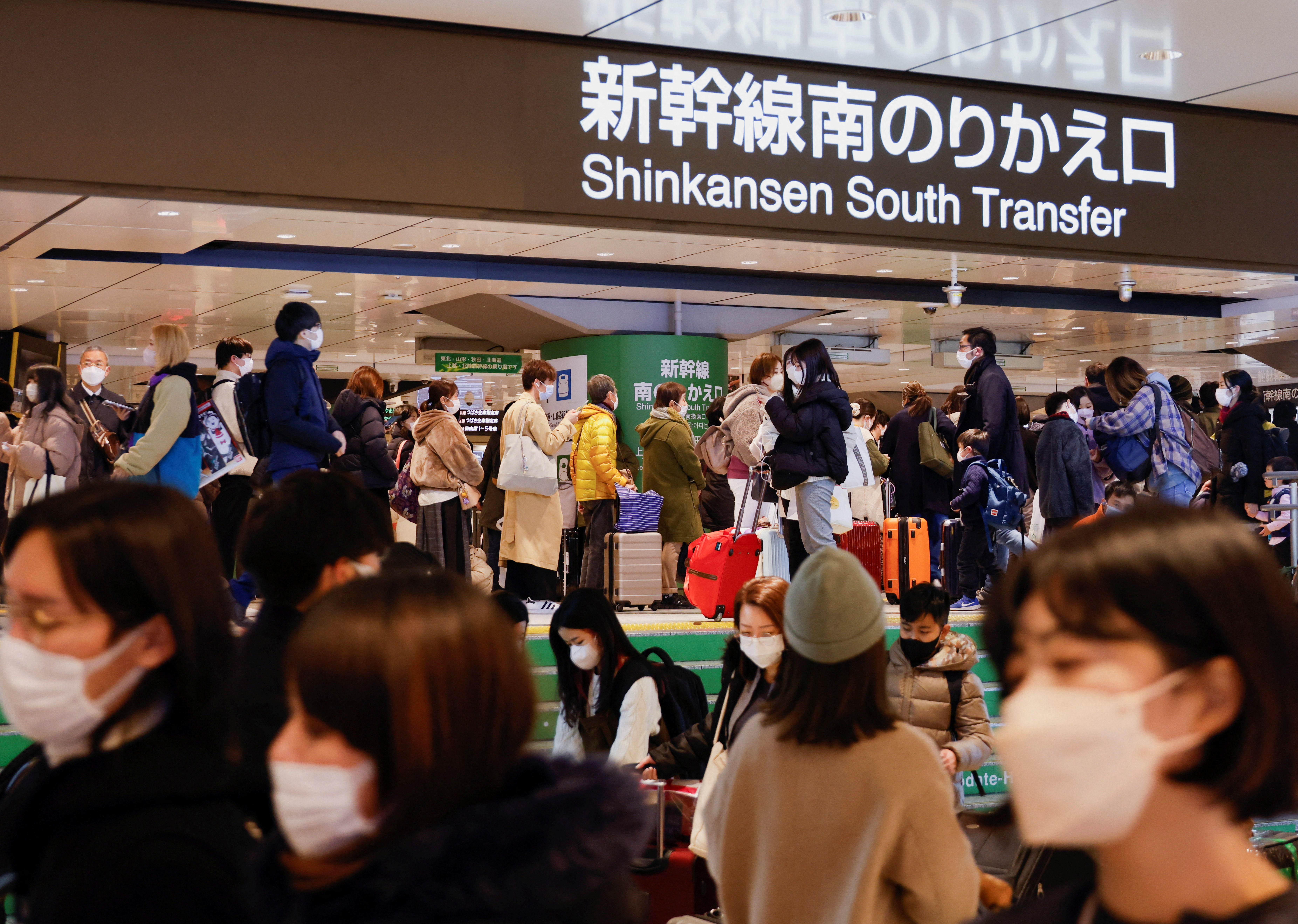 ▲▼日本,新幹線,日本車站,遊客。（圖／路透）