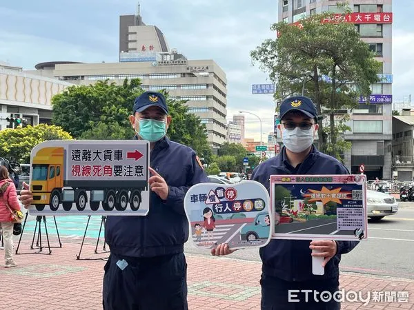▲▼台中1對母子雙亡新聞震驚社會，警方不但加強宣導取締，並列出10大危險路口，呼籲民眾小心。（圖／警方提供，下同）