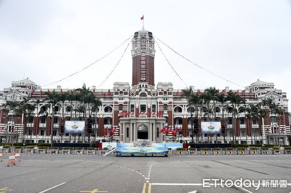 ▲▼112年元旦總統府升旗典禮總彩排。（圖／記者宋良義攝）