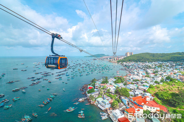 ▲▼富國島世界最長跨海纜車，富國島Sunworld Cable Car，越南太陽集團纜車，越南旅遊，富國島旅遊。（圖／記者蔡玟君攝）