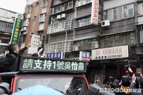 ▲▼吳怡農、陳怡君車隊掃街-中山。（圖／記者黃國霖攝） 