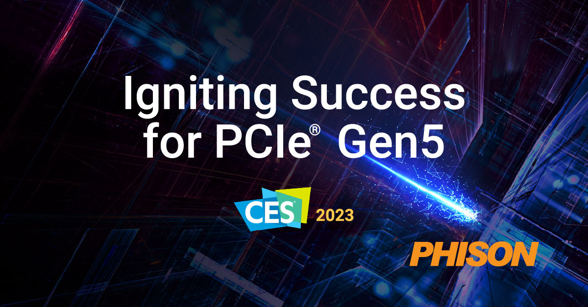▲▼群聯於CES揭幕前夕，大秀新世代 PCIe 5.0 高速傳輸解決方案。（圖／群聯提供）