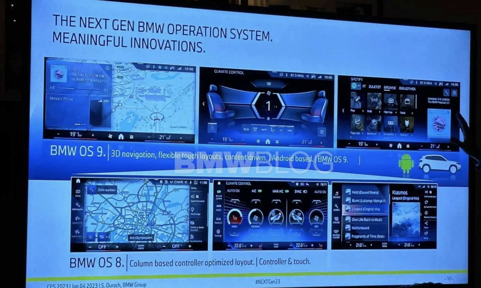 ▲BMW iDrive 9.0影音系統。（圖／翻攝自BMW BLOG）