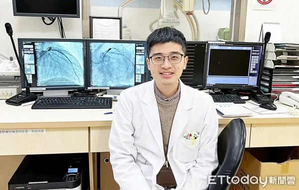 ▲台北榮民總醫院桃園分院心臟內科醫師張皓智表示，冬季氣溫驟降易釀心血管疾病號發，籲請民眾正視自身心血管健康。（圖／記者沈繼昌翻攝）
