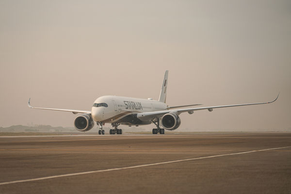 ▲▼星宇航空今日上午07:07迎來第二架A350-900廣體客機。（圖／星宇航空）
