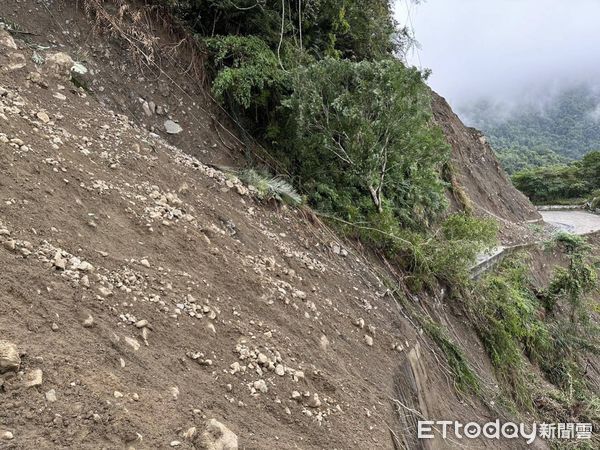 ▲▼去年918地震造成花蓮赤柯山及六十石山產業道路嚴重受損。（圖／花蓮縣政府提供，下同）