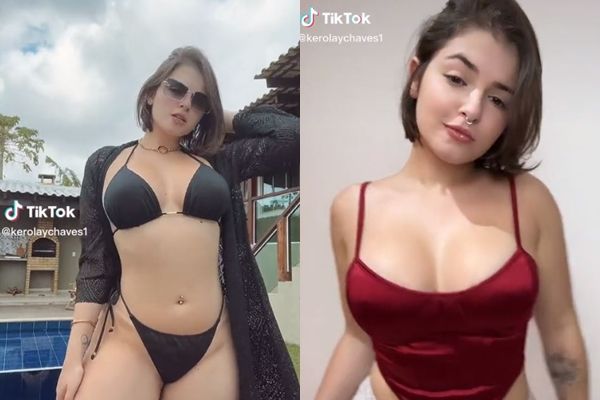 ▲▼巨乳網美「重建處女膜」！自爆最愛跟書呆子約會　列舉5大理由。（圖／TikTok／kerolaychaves1）