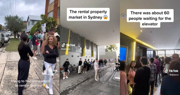 雪梨當地房市異常火熱，但是大家都是尋求廉價的租屋居多。（圖／翻攝自TikTok）