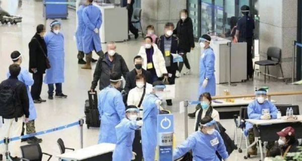 ▲南韓對大陸入境遊客採取較嚴格檢疫措施。（圖／翻攝微博）