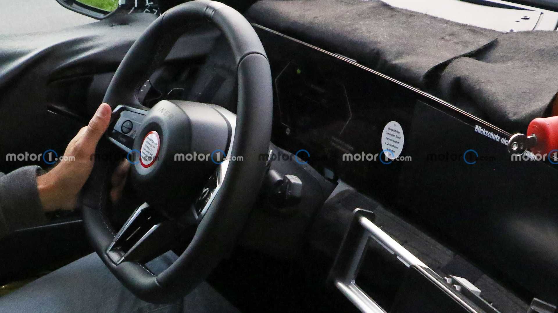 ▲國外首度捕獲到新一代BMW X3車艙，預計今年發表。（圖／翻攝自外媒《Motor 1》，以下同。）