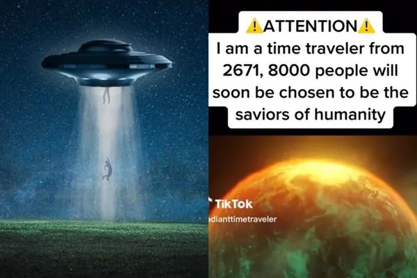 ▲▼時空旅人：外星人親選「8000地球之子」離開。（圖／翻攝自TikTok）