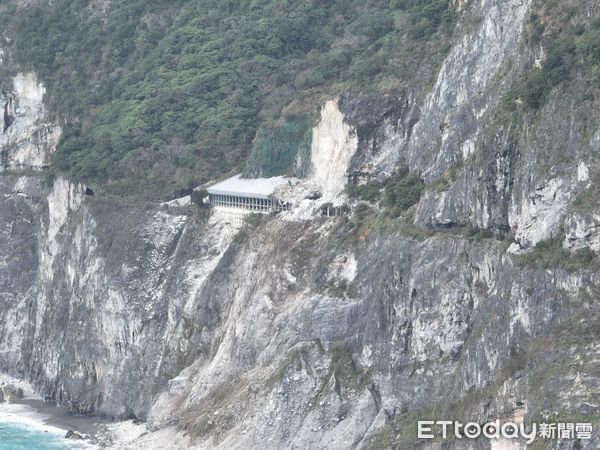 ▲▼花蓮大清水隧道坍方空拍。（圖／記者林振民攝）