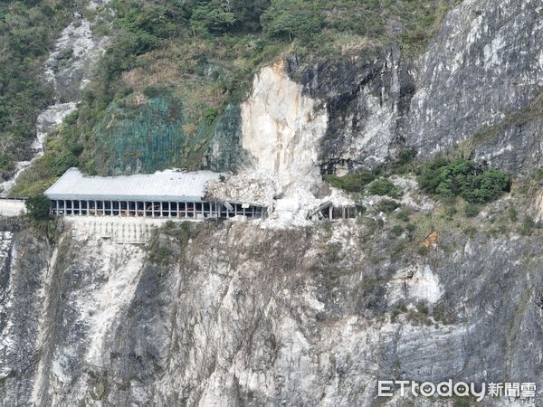 ▲▼花蓮大清水隧道坍方空拍。（圖／記者林振民攝）