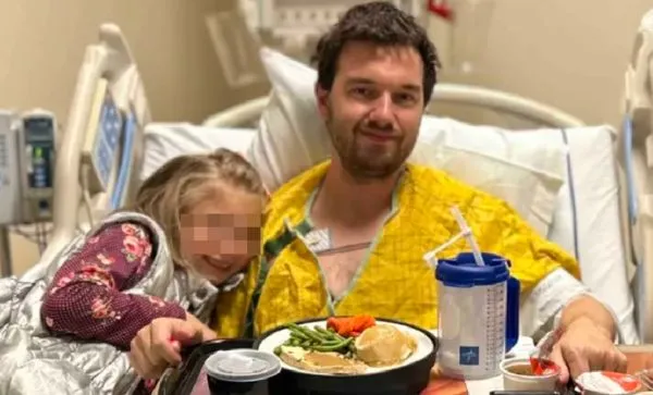 急著傳球轉頭太快！　四寶爸脖子啪一聲瞬間「扯斷頸動脈」中風。（圖／翻攝自募款網站GoFundMe）