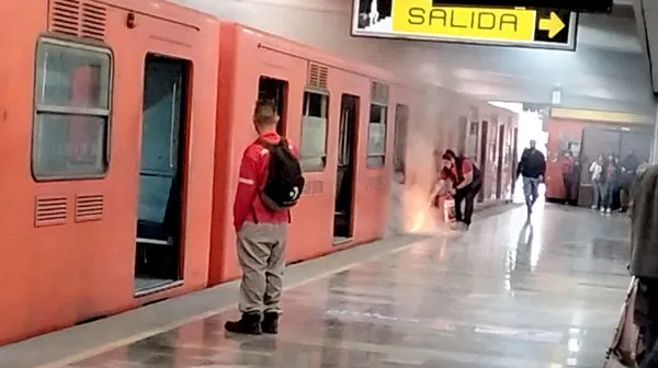 ▲▼墨西哥城理工大學地鐵站在當地11日爆發火災。（圖／路透）