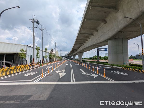 ▲▲北外環3期道路已於2022年10月通車，是便捷往返南科、台南的道路，呼籲駕駛汽車的用路人多多利用。（圖／記者林悅翻攝，下同）