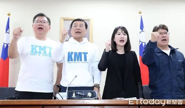 ▲國民黨團13日黨團大會後記者會。（圖／記者屠惠剛攝）