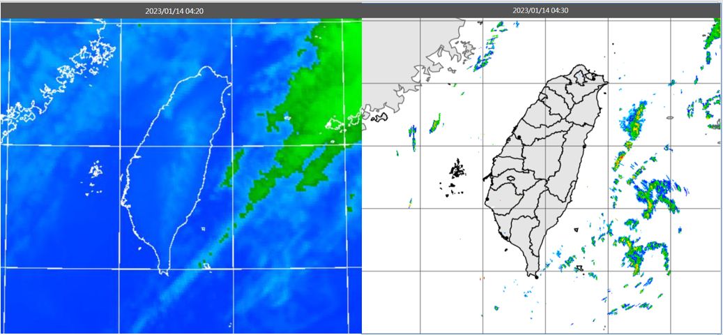 ▲▼衛星雲圖。（圖／中央氣象局）