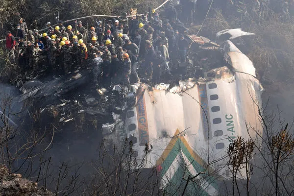 ▲▼ 尼泊爾雪人航空15日發生空難事故。（圖／路透）