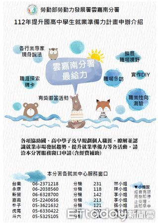 ▲勞動部「提升國高中學就業準備力計畫」提供經費及資源，可協助國高中學生累積就業先備知能，今年預計在雲嘉南辦理90場講座及企業參訪。（圖／記者林悅翻攝，下同）