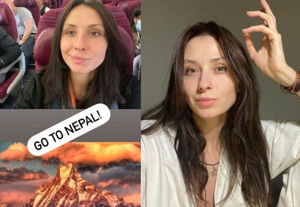 尼泊爾墜機68死　女網紅搭死亡班機「機艙內最後自拍照」曝光。（圖／翻攝自Facebook）